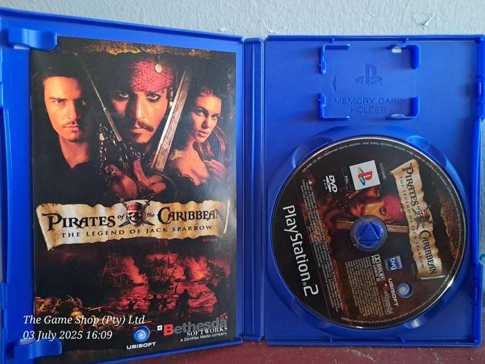 PS2 PIRATES OF THE CARIBBEAN : THE LEGEND OF JACK SPARROW - CIB