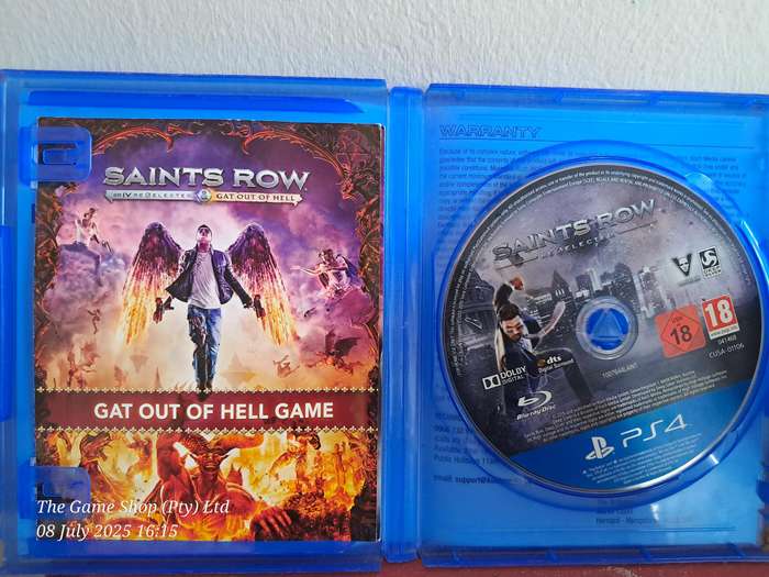 PS4 SAINTS ROW IV / GAT OUT OF HELL