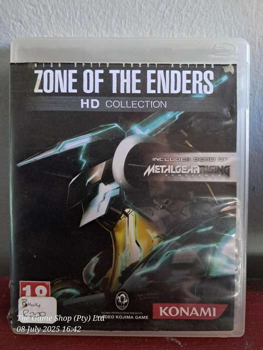 PS3 ZONE OF THE ENDERS HD COLLECTION - NO MANUAL (RE-PRINTED ARTWORK)