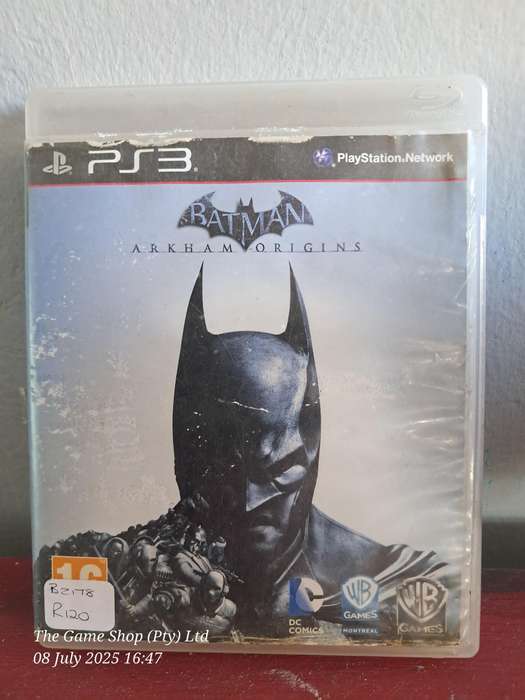 PS3 BATMAN ARKHAM ORIGINS - NO MANUAL