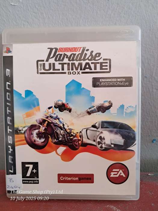 PS3 BURNOUT PARADISE : THE ULTIMATE BOX - CIB