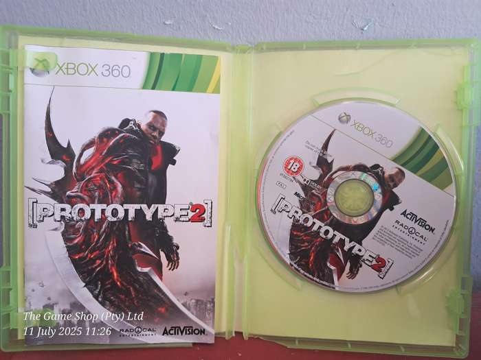 XBOX 360 PRPTOTYPE 2 - CIB