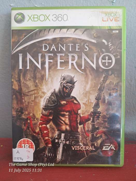 XBOX 360 DANTE'S INFERNO -CIB