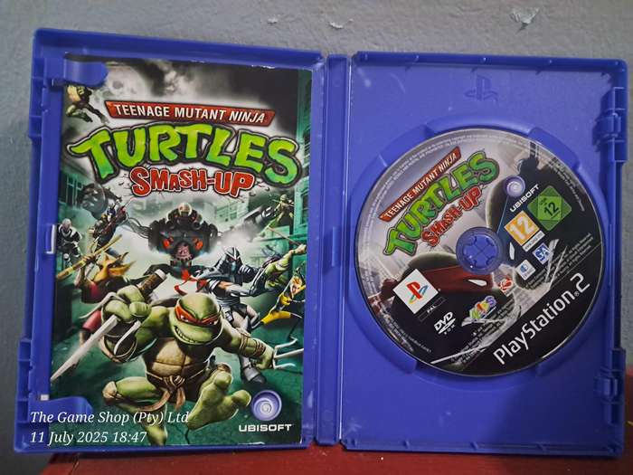 PS2 TEENAGE MUTANT NINJA TURTLES : SMASH UP - CIB