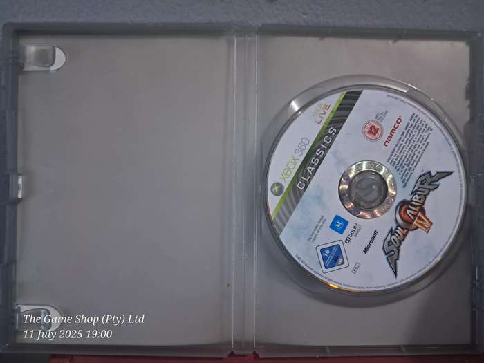 XBOX 360 SOUL CALIBER IV - NO MANUAL
