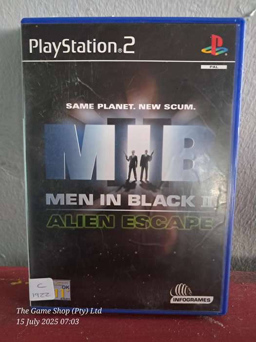 PS2 Men in Black II : Alien Escape - CIB