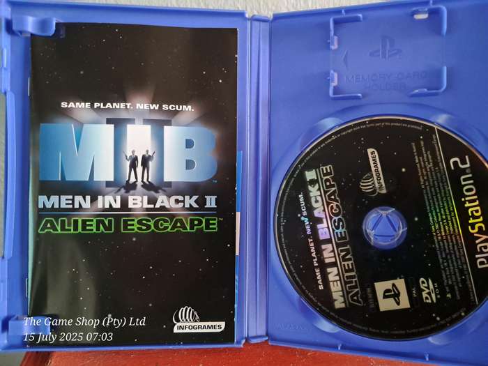 PS2 Men in Black II : Alien Escape - CIB