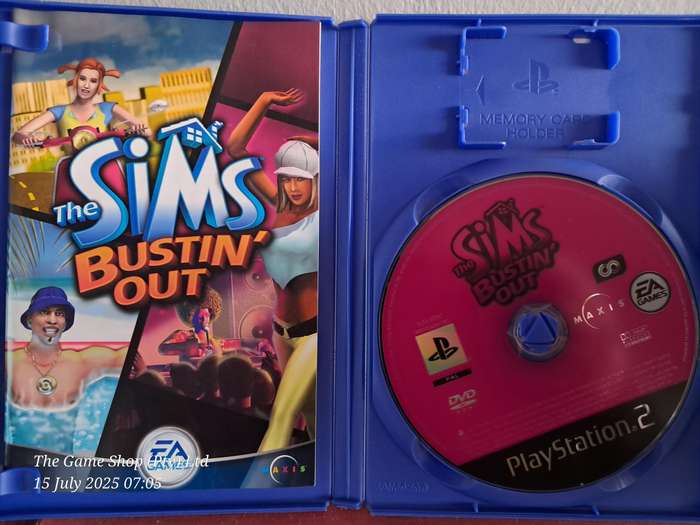 PS2 THE SIMS : BUSTING OUT - CIB