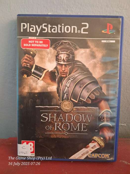 PS2 SHADOW OF ROME - NO MANUAL