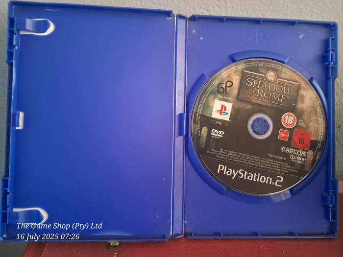 PS2 SHADOW OF ROME - NO MANUAL