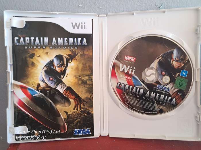 WII CAPTAIN AMERICA : SUPER SOLDIER - CIB