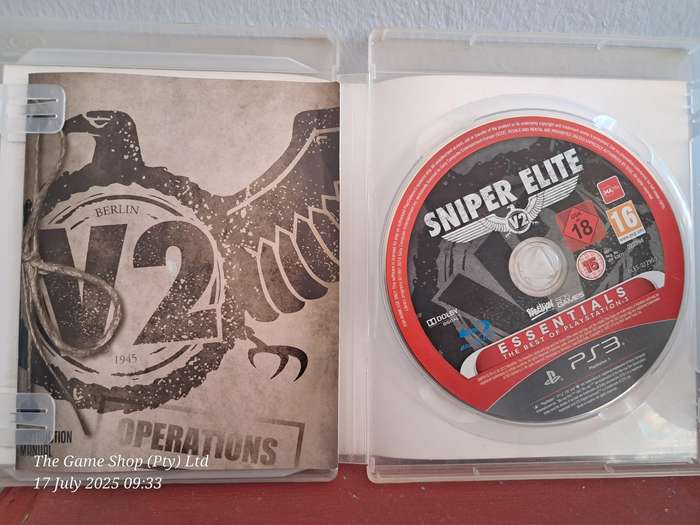 PS3 SNIPER ELITE V2 (ESSENTIALS) - CIB