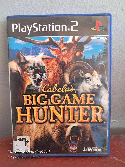 PS2 CABELA BIG GAME HUNTER 2008 - NO MANUAL
