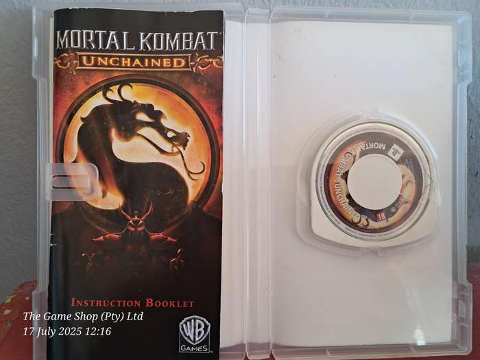 PSP MORTAL KOMBAT UNCHAINED - CIB