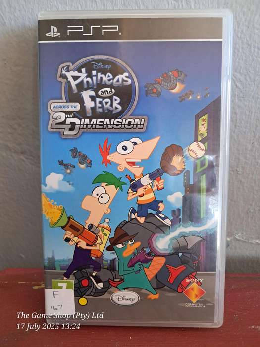 PSP PHINEAS AND FERB : ACROSS THE 2ND DIMENSION - CIB