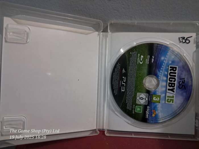 PS3 RUGBY 15 - NO MANUAL