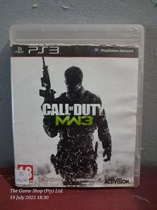PS3 CALL OF DUTY : MODERN WARFARE 3 - CIB