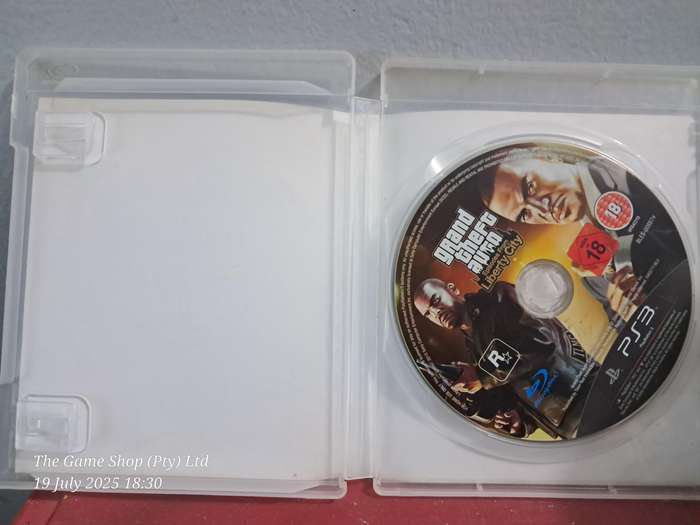 PS3 GRAND THEFT AUTO : EPISODES FROM LIBERTY CITY - NO MANUAL/MAP