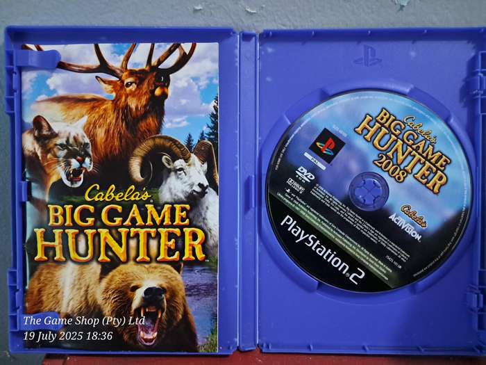 PS2 CABELA'S BIG GAME HUNTER 2008 - CIB