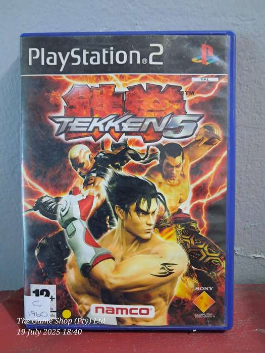 PS2 TEKKEN 5 - NO MANUAL (PLATINUM DISC)