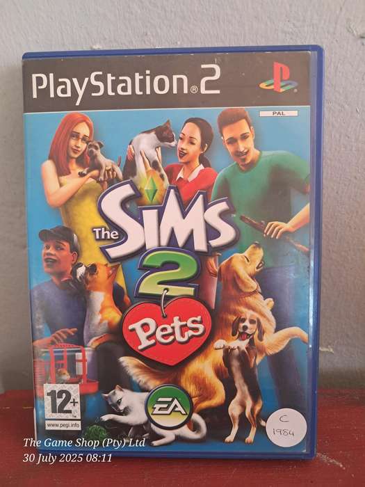 PS2 SIMS 2 : PETS - CIB
