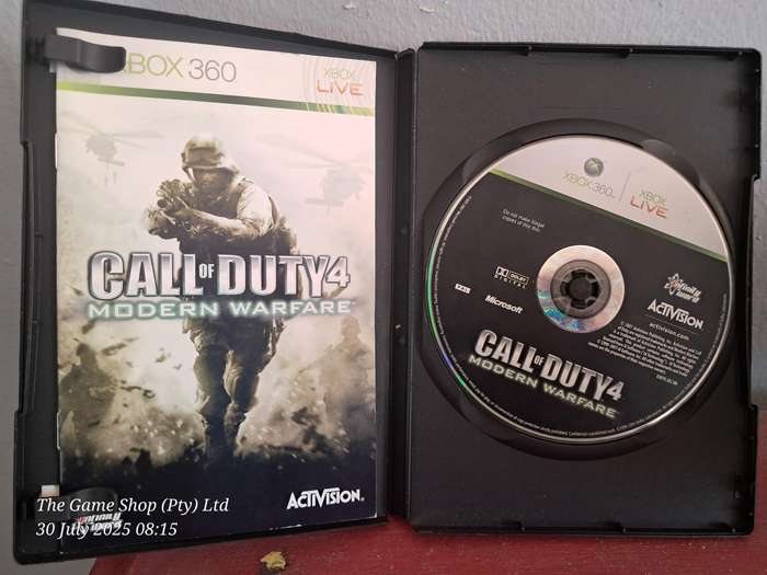 XBOX 360 CALL OF DUTY 4 : MODERN WARFARE 1 - CIB