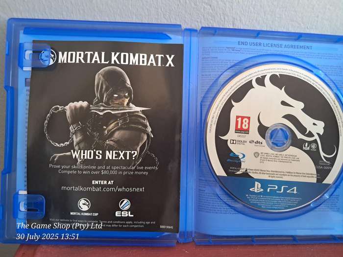 PS4 MORTAL KOMBAT X
