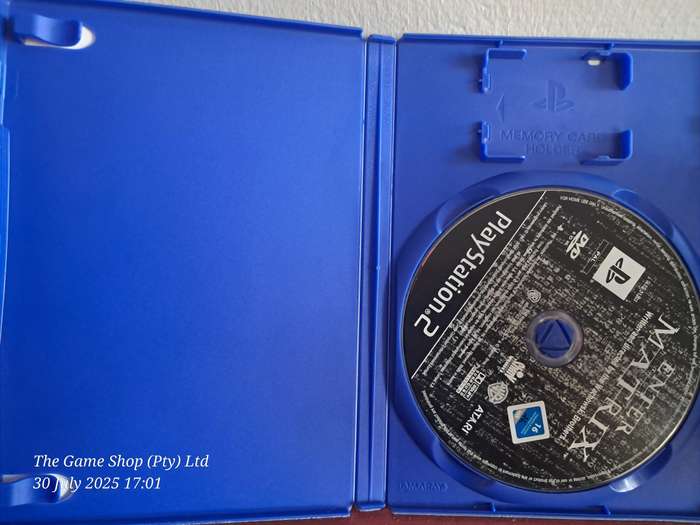 PS2 ENTER THE MATRIX - NO MANUAL