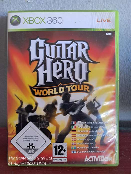 XBOX 360 GUITAR HERO : WORLD TOUR - CIB