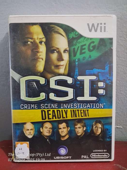 WII CSI: DEADLY INTENT - CIB