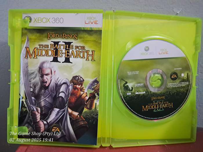XBOX 360 LORD OF THE RINGS : BATTLE FOR MIDDLE EARTH II - CIB