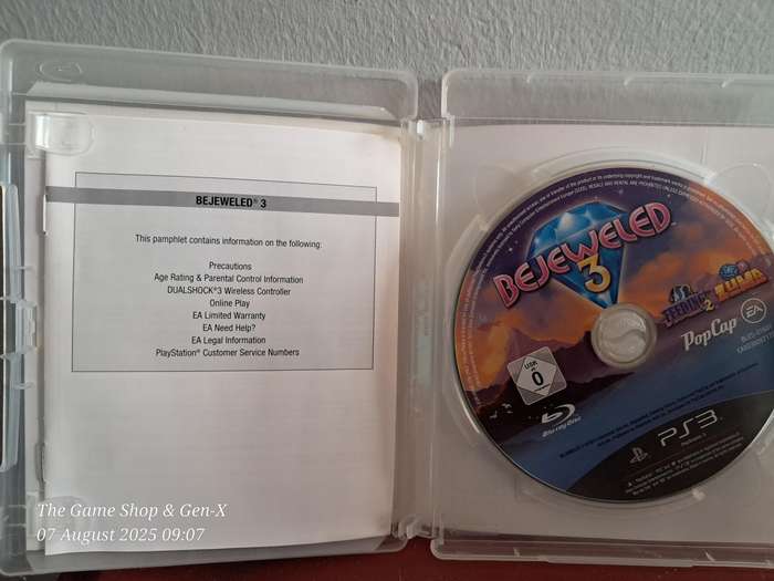 PS3 BEJEWELED 3 - CIB
