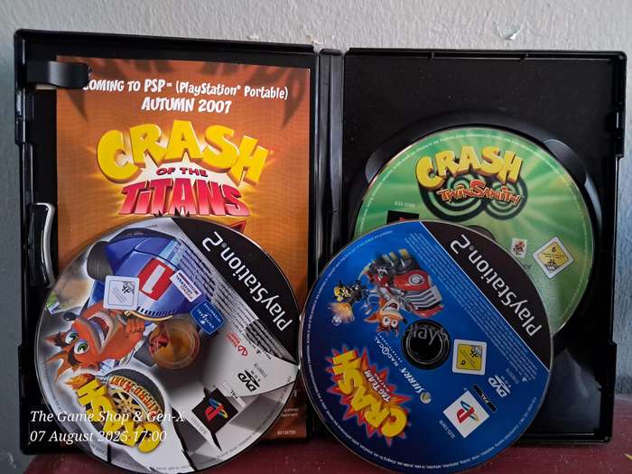 PS2 CRASH BANDICOOT ACTION PACK - NO MANUALS