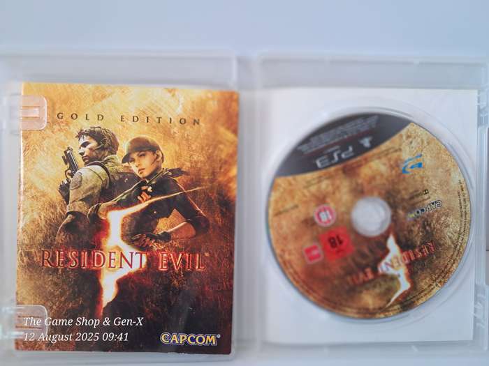 PS3 RESIDENT EVIL 5 GOLD EDITION - CIB