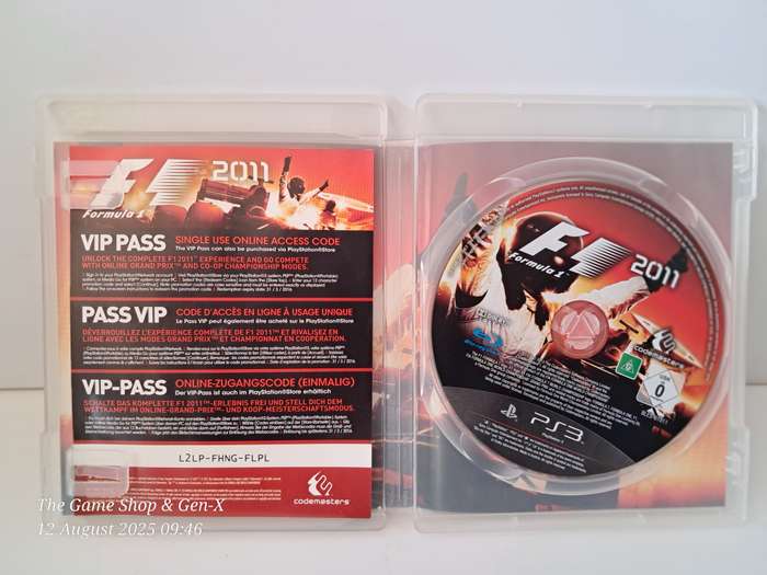 PS3 FORMULA 1 2011