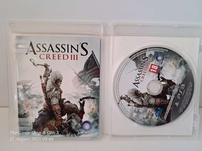 PS3 ASSASSINS CREED 3 - CIB