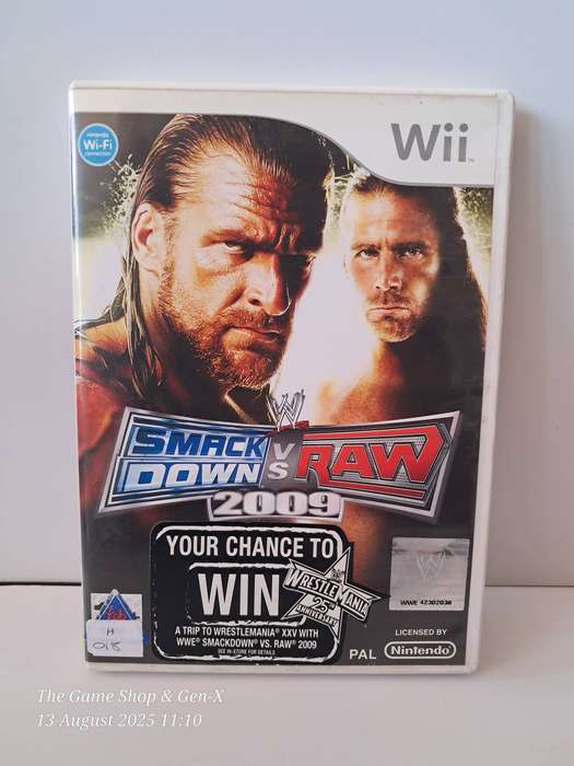 WII SMACKDOWN VS RAW 2009 - CIB