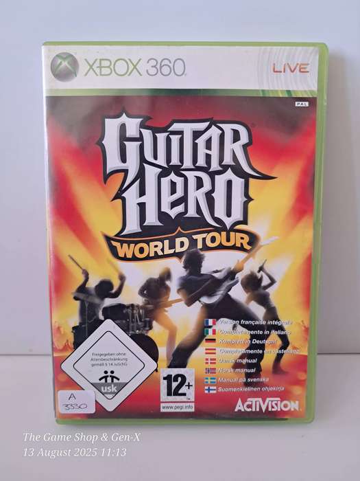 XBOX 360 GUITAR HERO : WORLD TOUR - CIB