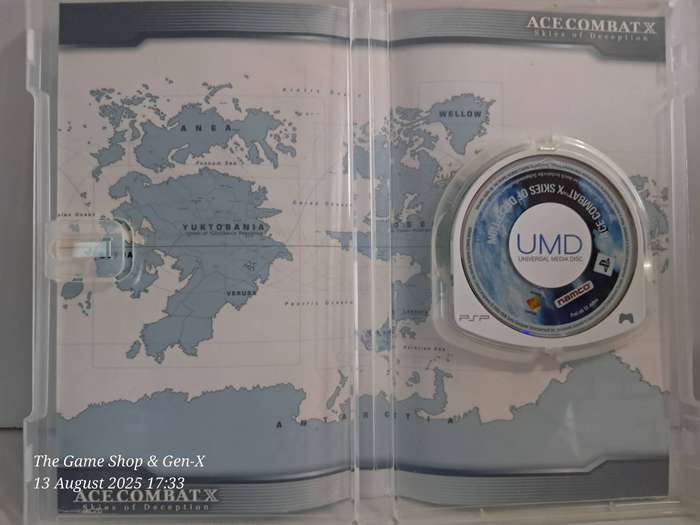 PSP ACE COMBAT X : SKIES OF DECEPTION - NO MANUAL