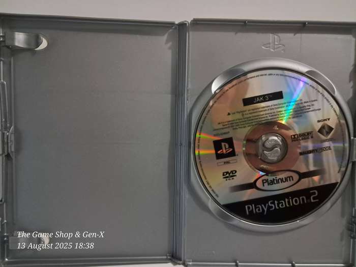 PS2 JAK 3 (PLATINUM) - NO MANUAL
