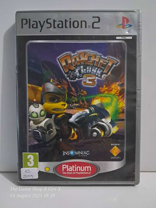 PS2 Ratchet & Clank 3 (Platinum) - NO MANUAL
