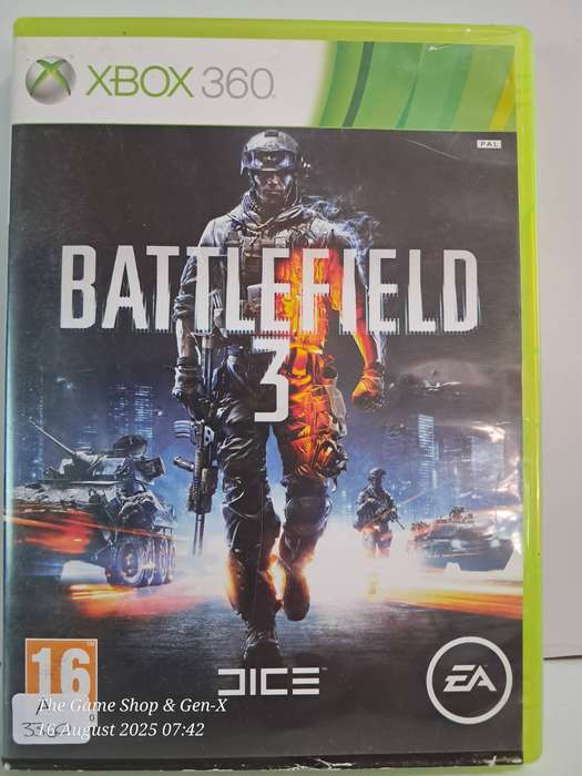 XBOX 360 BATTLEFIELD 3 - NO MANUAL