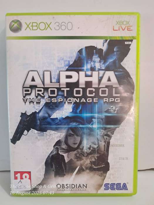 XBOX 360 ALPHA PROTOCOL - NO MANUAL