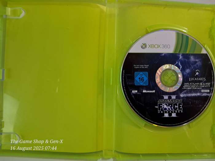 XBOX 360 STAR WARS : THE FORCE UNLEASHED II - NO MANUAL