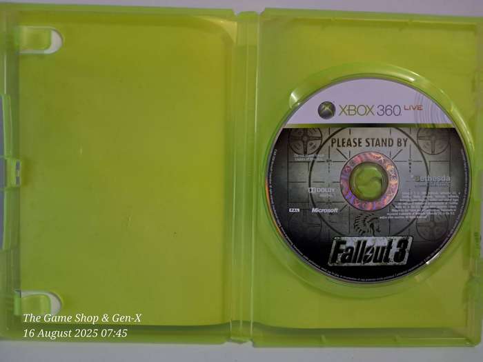 XBOX 360 FALLOUT 3 - NO MANUAL