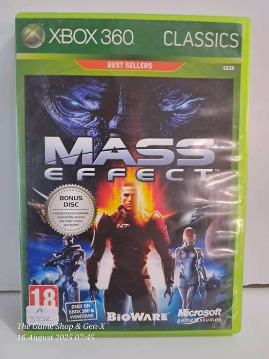 XBOX 360 MASS EFFECT - NO MANUAL
