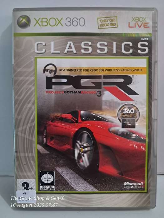 XBOX 360 PROJECT GOTHAM RACING 3 - CIB