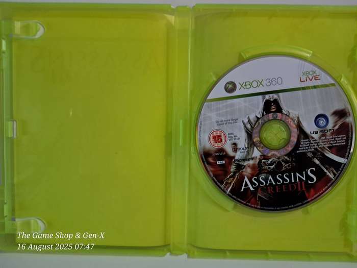 XBOX 360 ASSASSINS'S CREED II - NO MANUAL