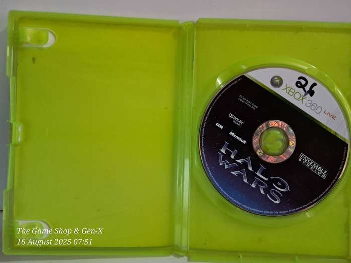 XBOX 360 HALO WARS - NO MANUAL