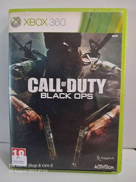 XBOX 360 CALL OF DUTY : BLACK OPS - NO MANUAL